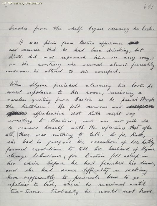 The Ragged Trousered Philanthropists - Manuscript, Page 601