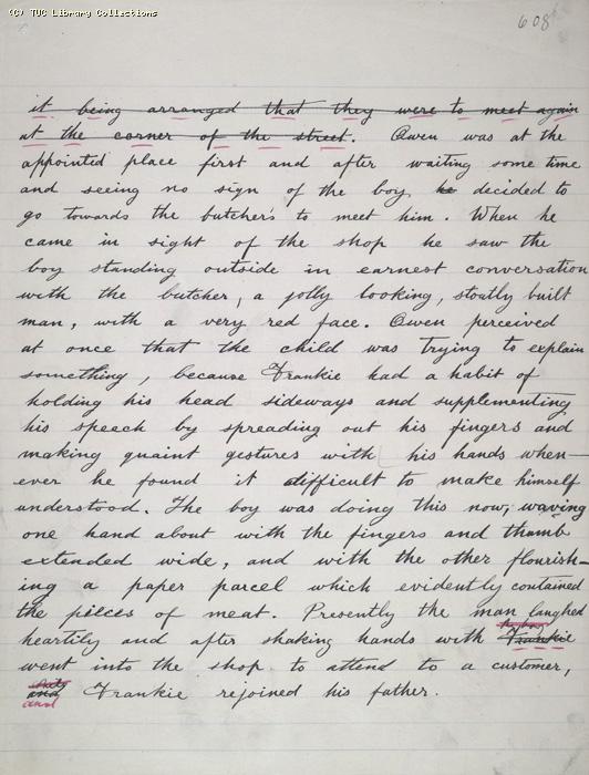 The Ragged Trousered Philanthropists - Manuscript, Page 608