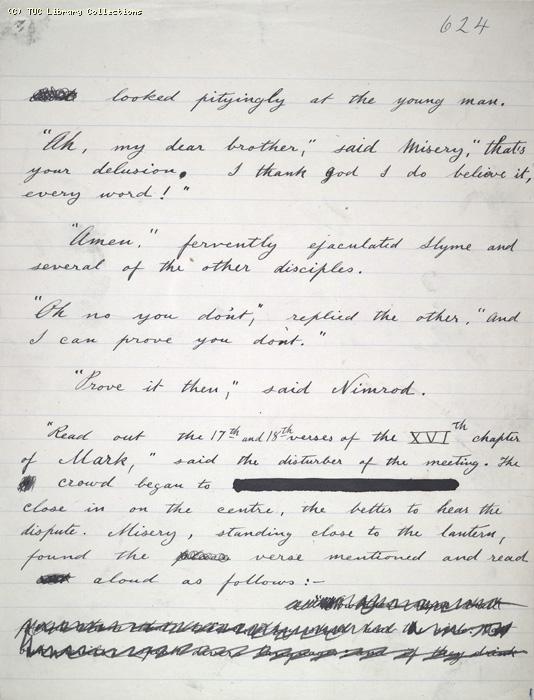 The Ragged Trousered Philanthropists - Manuscript, Page 624