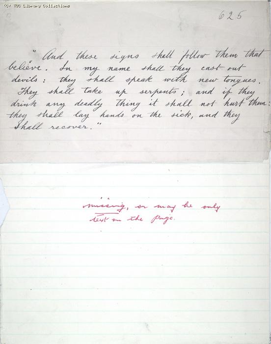 The Ragged Trousered Philanthropists - Manuscript, Page 625