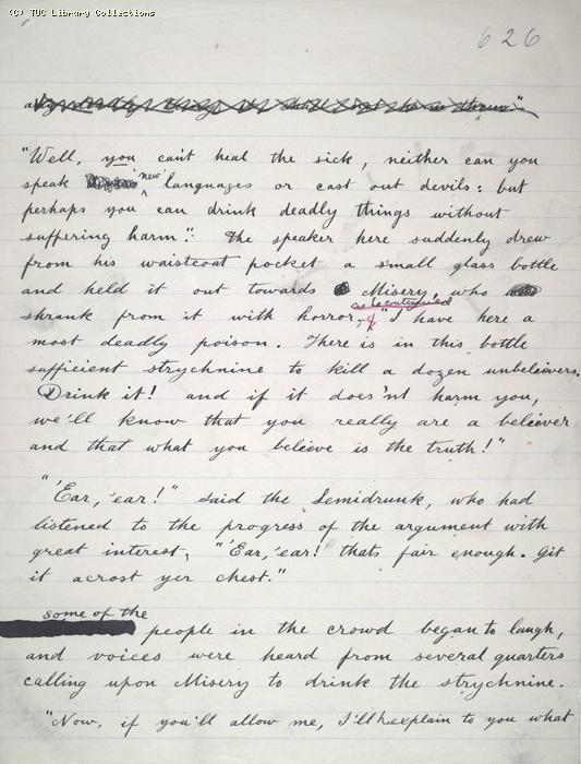 The Ragged Trousered Philanthropists - Manuscript, Page 626