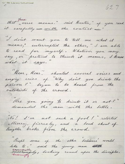 The Ragged Trousered Philanthropists - Manuscript, Page 627