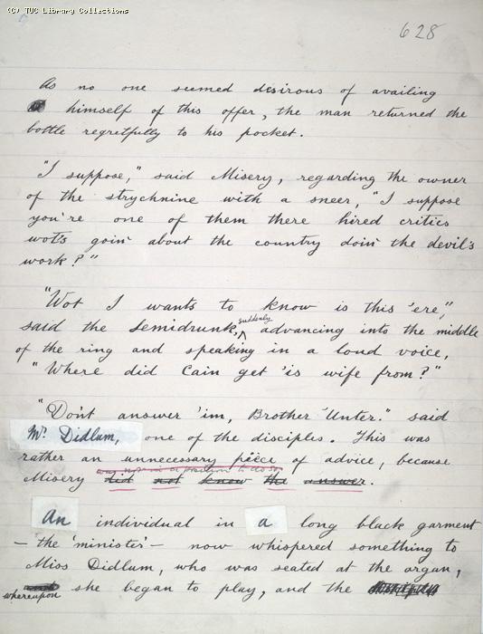 The Ragged Trousered Philanthropists - Manuscript, Page 628