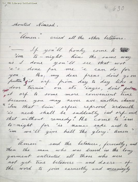 The Ragged Trousered Philanthropists - Manuscript, Page 630