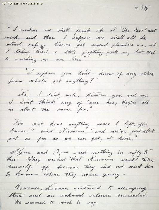 The Ragged Trousered Philanthropists - Manuscript, Page 635