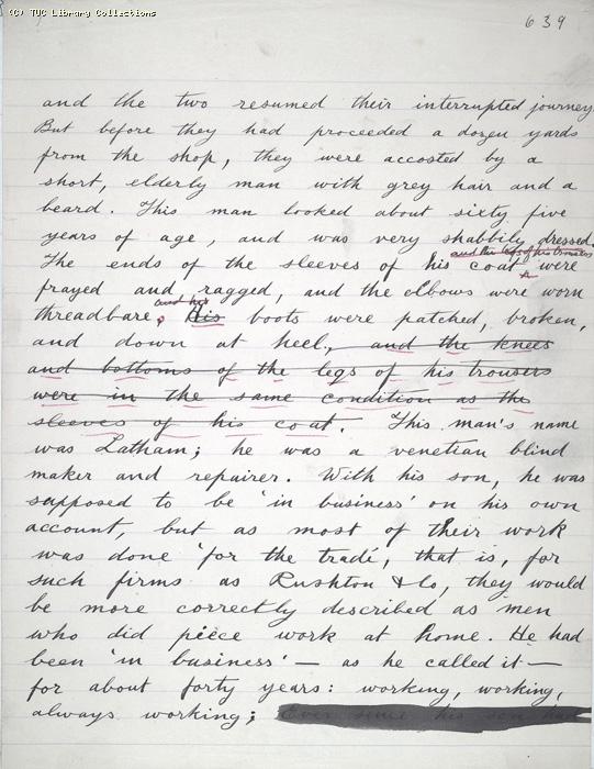 The Ragged Trousered Philanthropists - Manuscript, Page 639