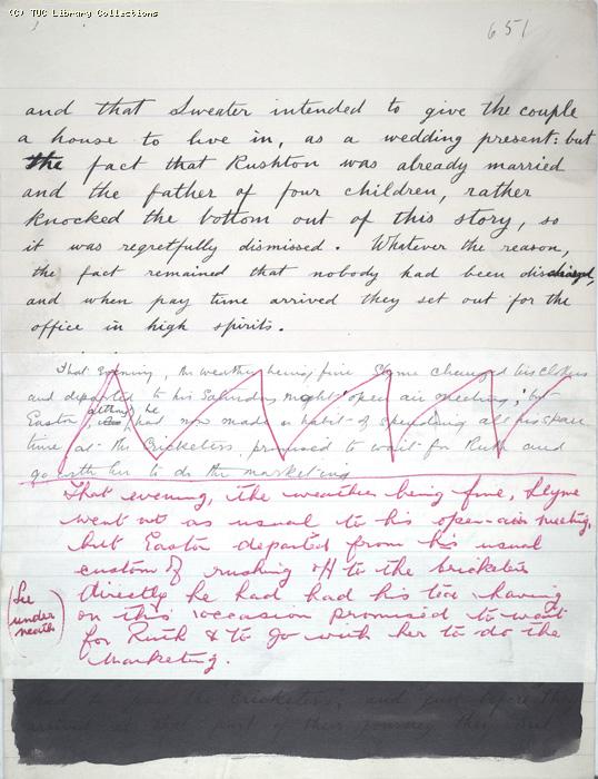The Ragged Trousered Philanthropists - Manuscript, Page 651