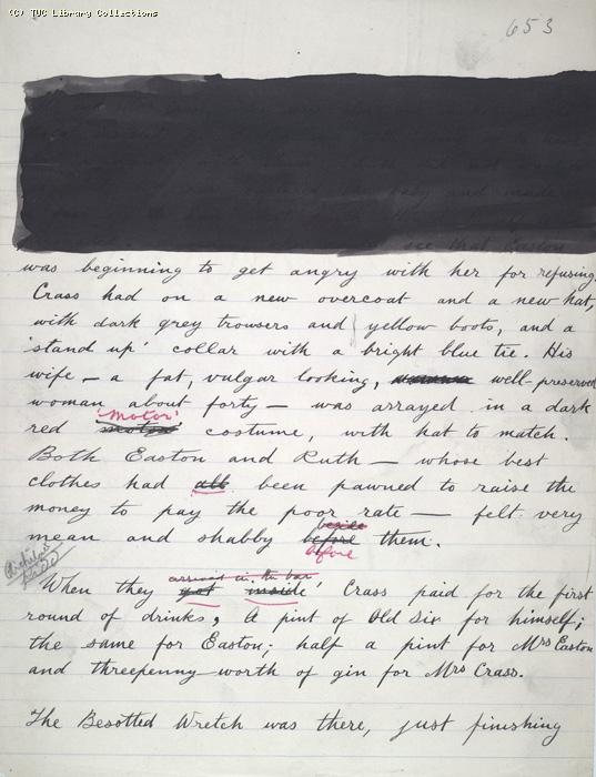 The Ragged Trousered Philanthropists - Manuscript, Page 653