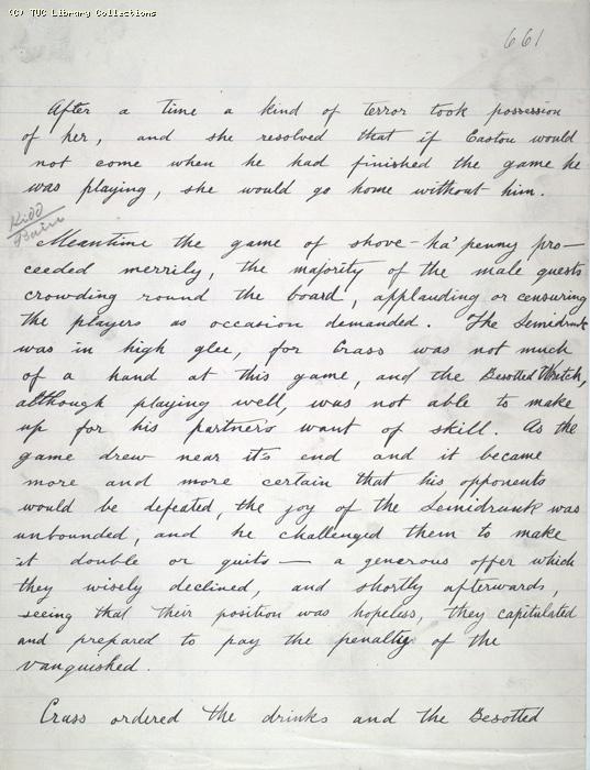 The Ragged Trousered Philanthropists - Manuscript, Page 661