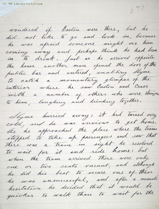 The Ragged Trousered Philanthropists - Manuscript, Page 670