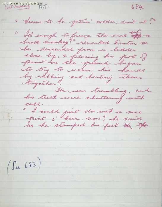 The Ragged Trousered Philanthropists - Manuscript, Page 684
