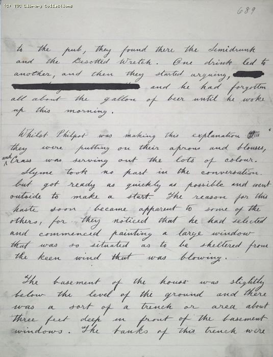 The Ragged Trousered Philanthropists - Manuscript, Page 689