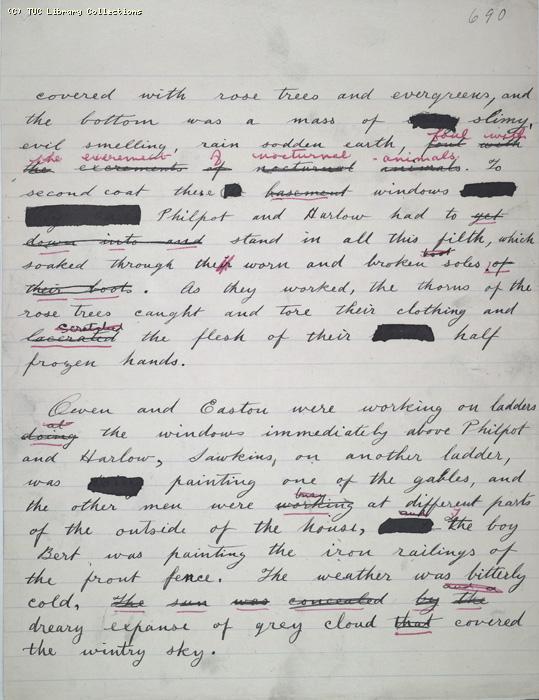 The Ragged Trousered Philanthropists - Manuscript, Page 690