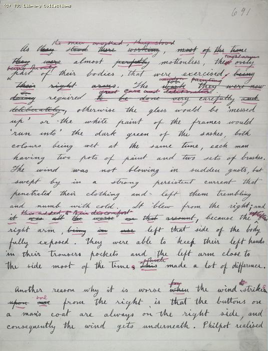 The Ragged Trousered Philanthropists - Manuscript, Page 691