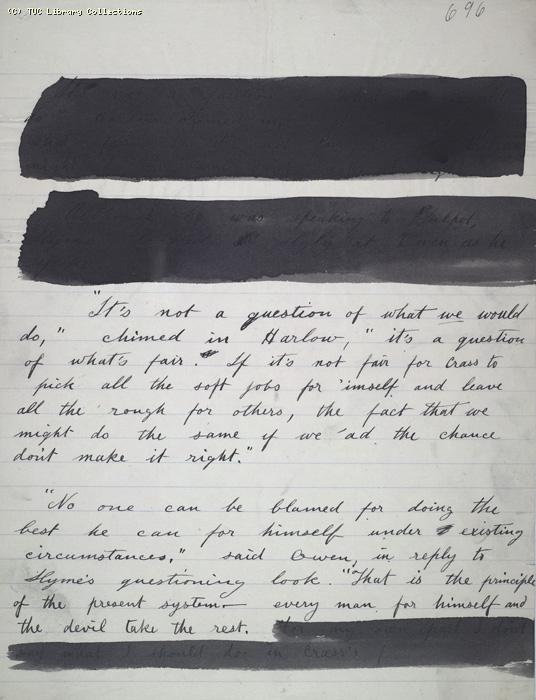 The Ragged Trousered Philanthropists - Manuscript, Page 696