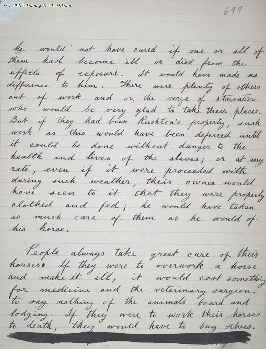 The Ragged Trousered Philanthropists - Manuscript, Page 699