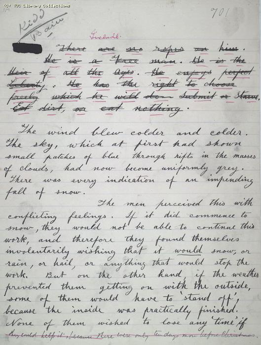 The Ragged Trousered Philanthropists - Manuscript, Page 701