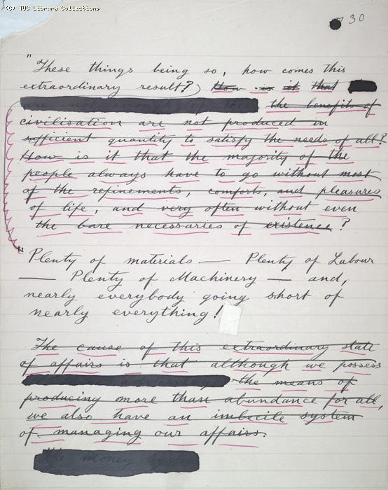 The Ragged Trousered Philanthropists - Manuscript, Page 730