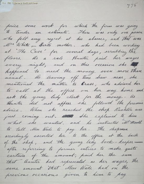 The Ragged Trousered Philanthropists - Manuscript, Page 775