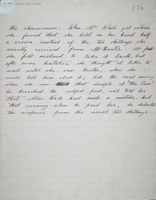 The Ragged Trousered Philanthropists - Manuscript, Page 776