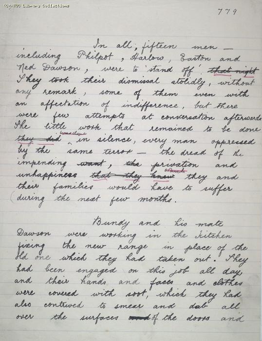 The Ragged Trousered Philanthropists - Manuscript, Page 779