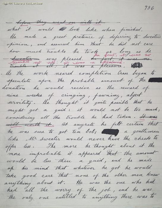 The Ragged Trousered Philanthropists - Manuscript, Page 786