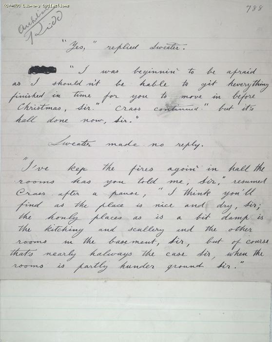 The Ragged Trousered Philanthropists - Manuscript, Page 788