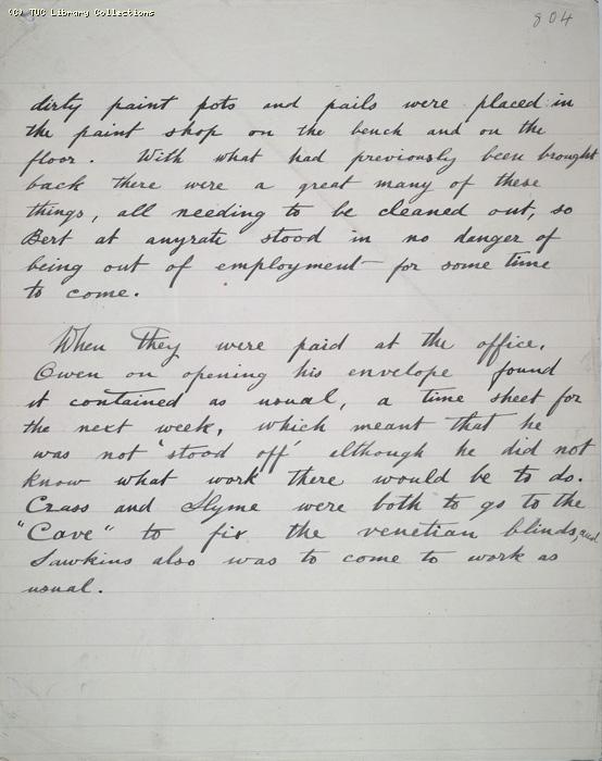 The Ragged Trousered Philanthropists - Manuscript, Page 804