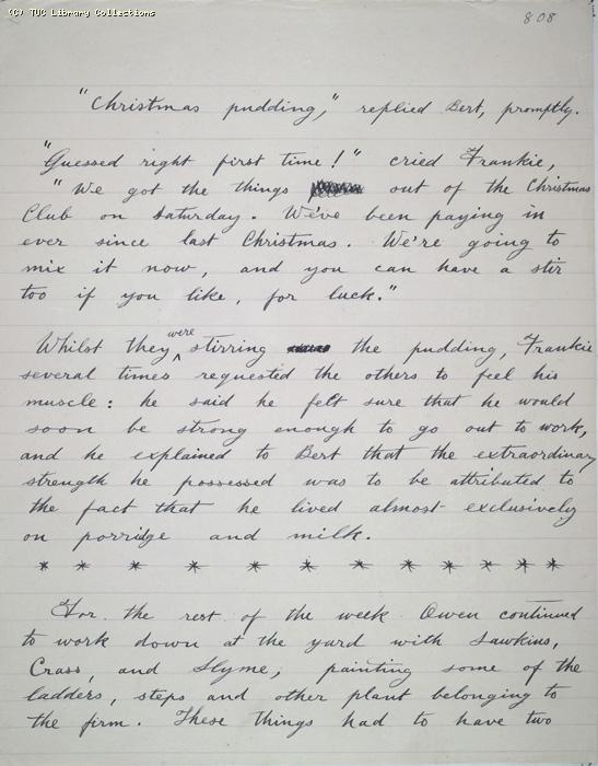 The Ragged Trousered Philanthropists - Manuscript, Page 808