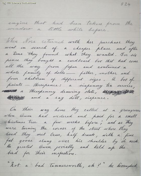 The Ragged Trousered Philanthropists - Manuscript, Page 824