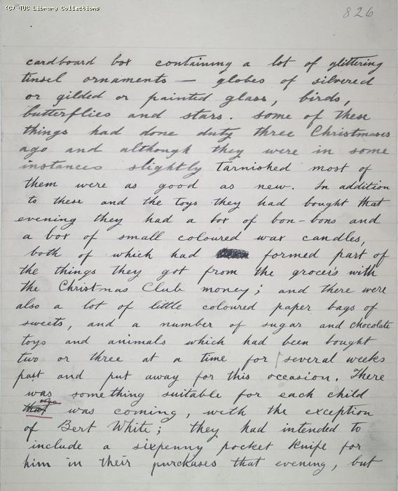The Ragged Trousered Philanthropists - Manuscript, Page 826