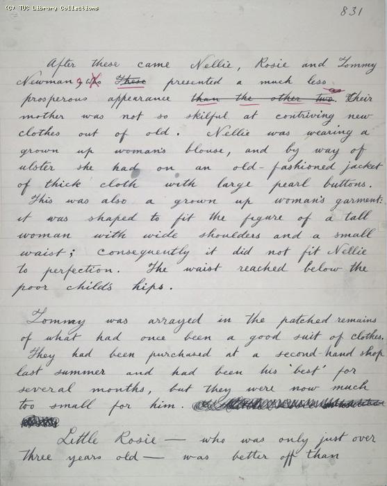 The Ragged Trousered Philanthropists - Manuscript, Page 831