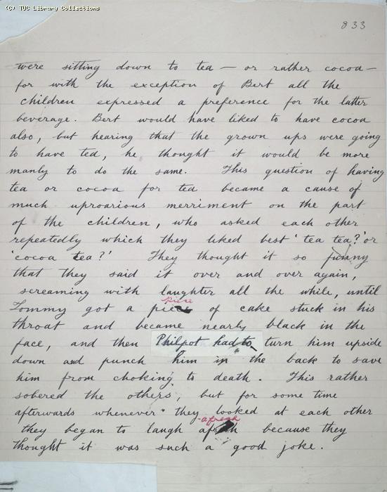 The Ragged Trousered Philanthropists - Manuscript, Page 833