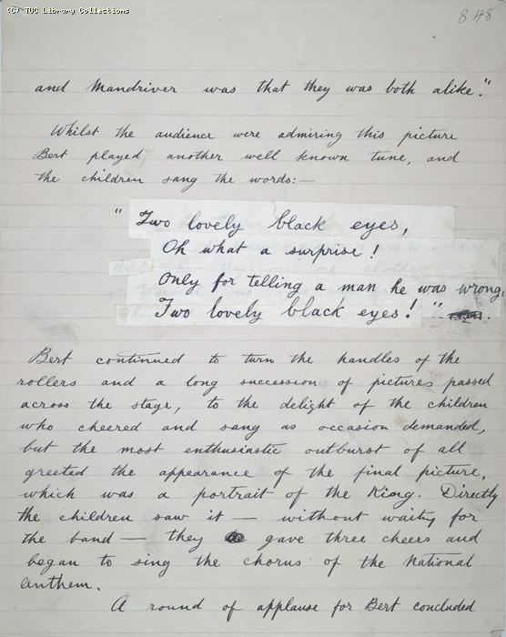 The Ragged Trousered Philanthropists - Manuscript, Page 848