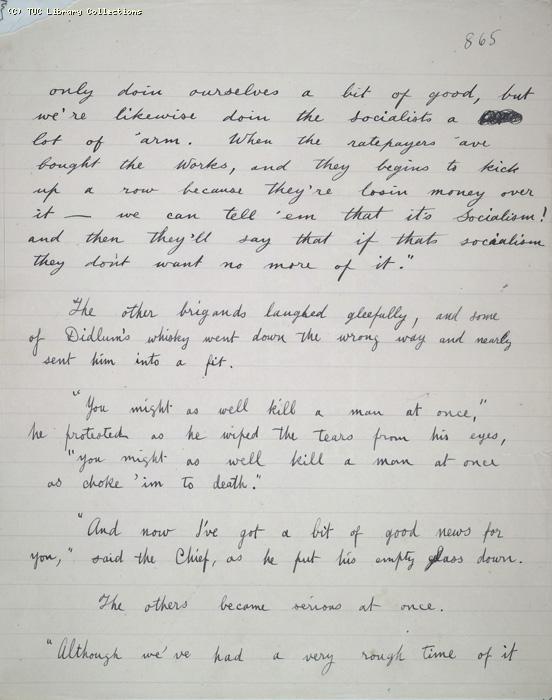 The Ragged Trousered Philanthropists - Manuscript, Page 865