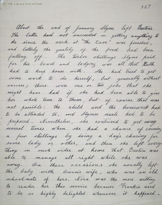 The Ragged Trousered Philanthropists - Manuscript, Page 867