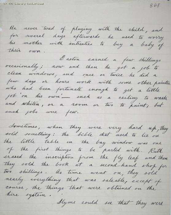 The Ragged Trousered Philanthropists - Manuscript, Page 868