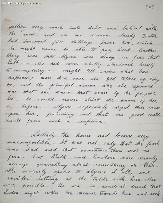 The Ragged Trousered Philanthropists - Manuscript, Page 869