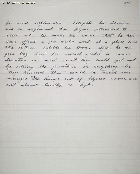 The Ragged Trousered Philanthropists - Manuscript, Page 870