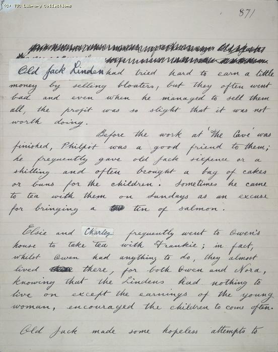 The Ragged Trousered Philanthropists - Manuscript, Page 871