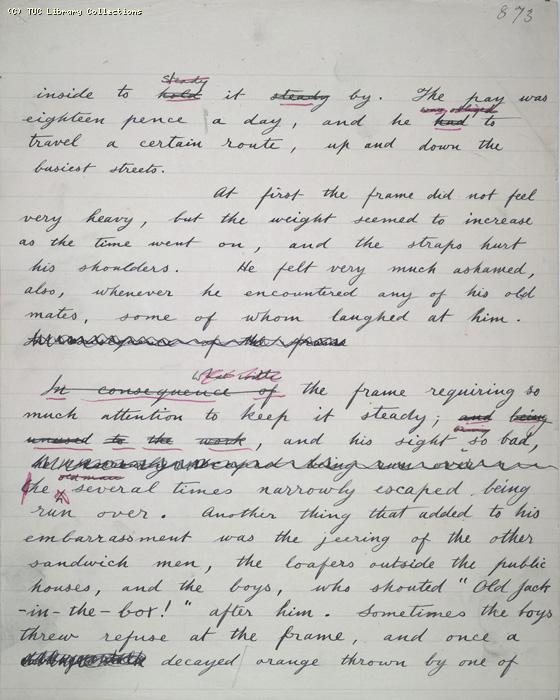 The Ragged Trousered Philanthropists - Manuscript, Page 873