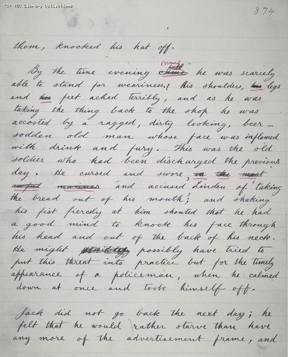 The Ragged Trousered Philanthropists - Manuscript, Page 874