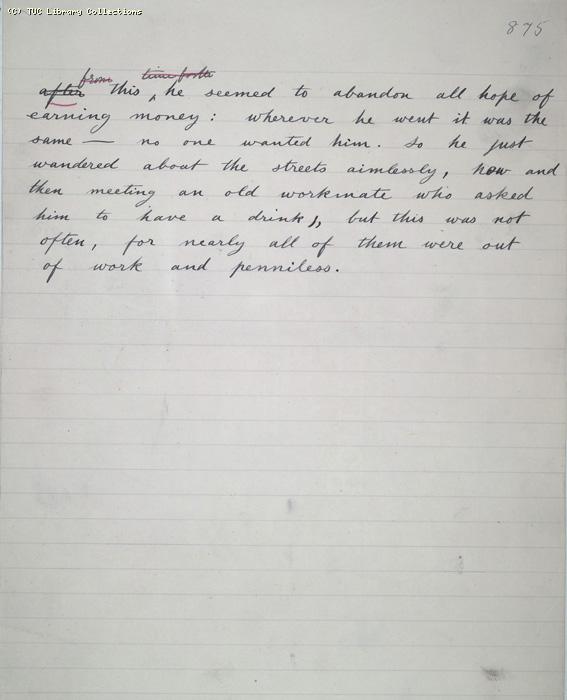The Ragged Trousered Philanthropists - Manuscript, Page 875