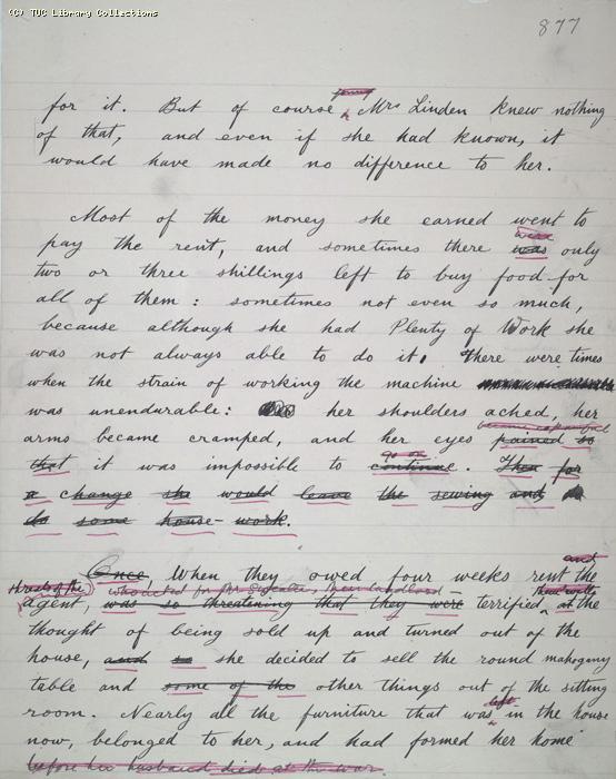 The Ragged Trousered Philanthropists - Manuscript, Page 877