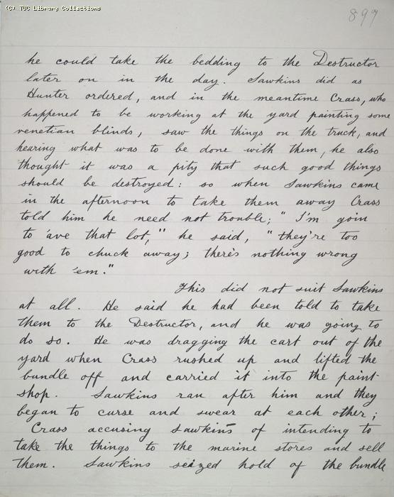 The Ragged Trousered Philanthropists - Manuscript, Page 897