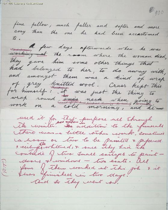 The Ragged Trousered Philanthropists - Manuscript, Page 900