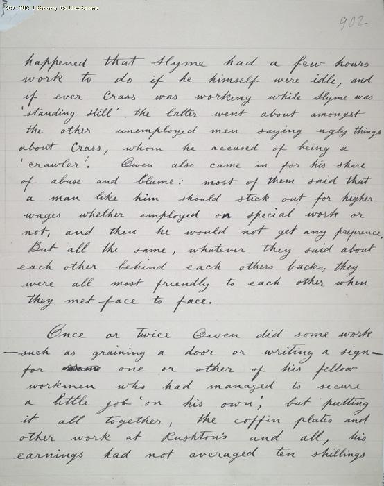 The Ragged Trousered Philanthropists - Manuscript, Page 902