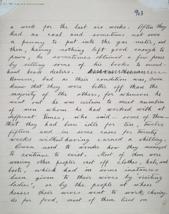 The Ragged Trousered Philanthropists - Manuscript, Page 903