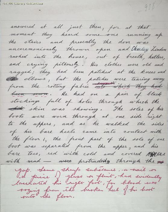The Ragged Trousered Philanthropists - Manuscript, Page 908