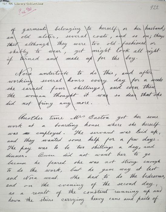 The Ragged Trousered Philanthropists - Manuscript, Page 922